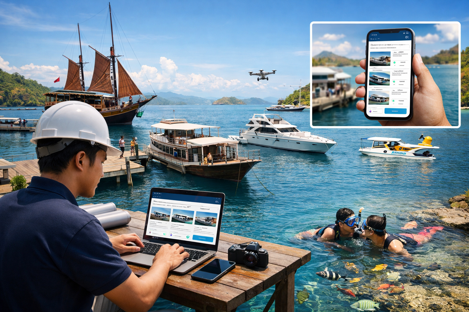 HIMITEKINDO Dukung Blue Economy Melalui Digitalisasi Layanan Kapal Pariwisata Lokal Untuk Mendorong Wisatawa Bahari dan UMKM Pesisir